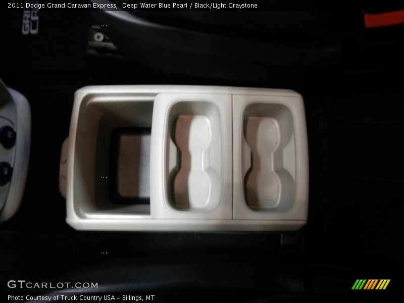 Deep Water Blue Pearl / Black/Light Graystone 2011 Dodge Grand Caravan Express
