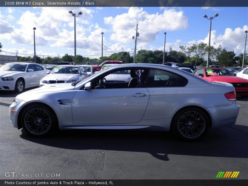 Silverstone Metallic / Black 2008 BMW M3 Coupe