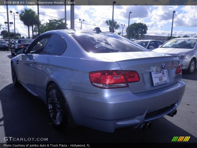 Silverstone Metallic / Black 2008 BMW M3 Coupe