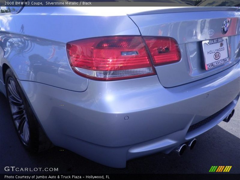 Silverstone Metallic / Black 2008 BMW M3 Coupe