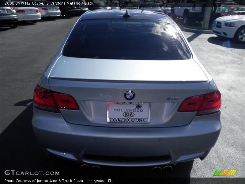 Silverstone Metallic / Black 2008 BMW M3 Coupe