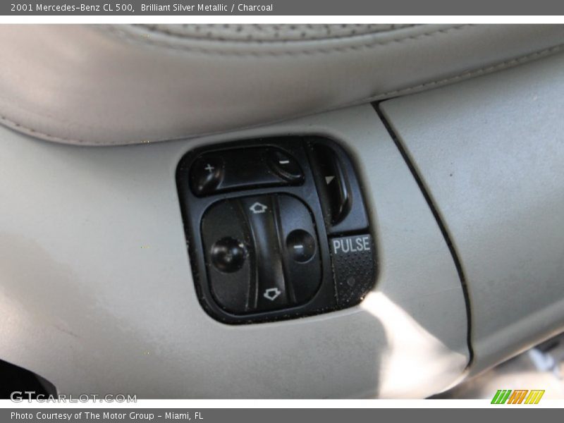 Brilliant Silver Metallic / Charcoal 2001 Mercedes-Benz CL 500