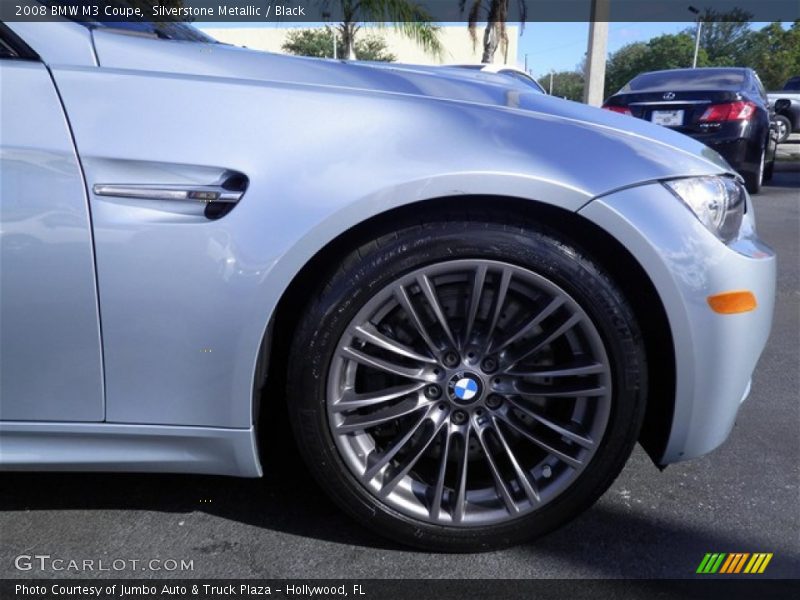 Silverstone Metallic / Black 2008 BMW M3 Coupe