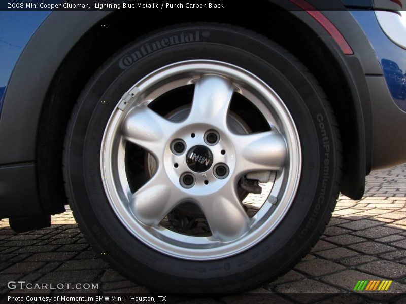 Lightning Blue Metallic / Punch Carbon Black 2008 Mini Cooper Clubman