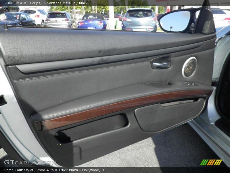 Silverstone Metallic / Black 2008 BMW M3 Coupe