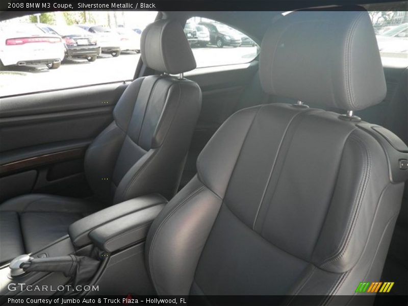 Silverstone Metallic / Black 2008 BMW M3 Coupe