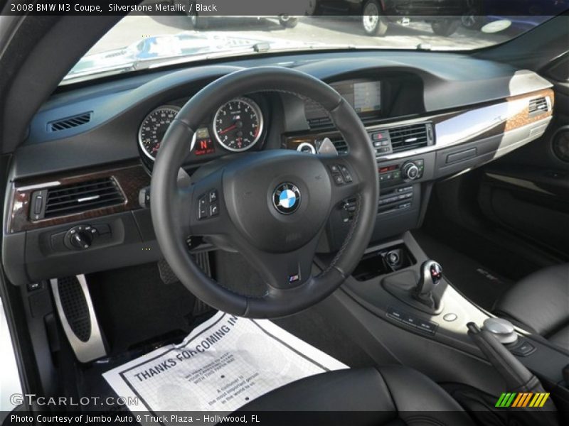 Silverstone Metallic / Black 2008 BMW M3 Coupe