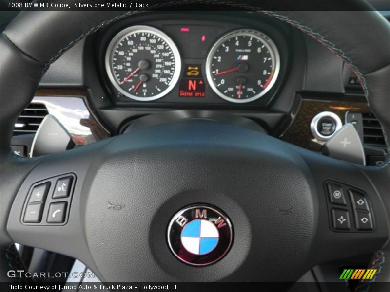 Silverstone Metallic / Black 2008 BMW M3 Coupe