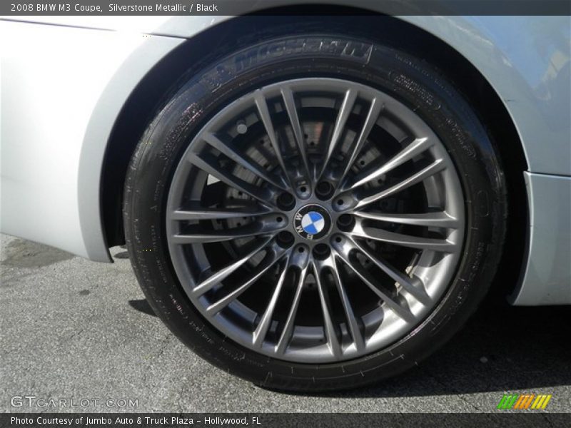 Silverstone Metallic / Black 2008 BMW M3 Coupe