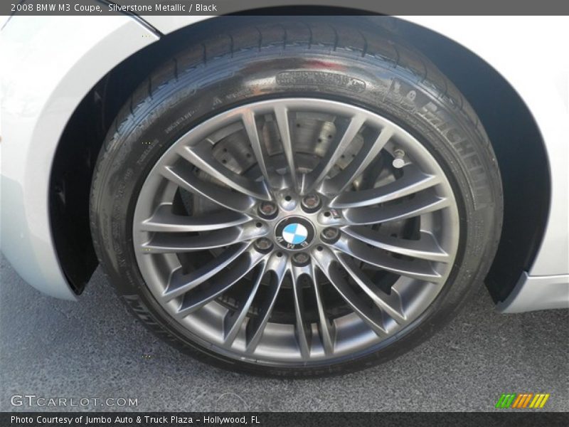 Silverstone Metallic / Black 2008 BMW M3 Coupe
