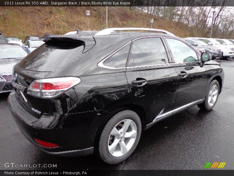 Stargazer Black / Black/Ebony Birds Eye Maple 2013 Lexus RX 350 AWD