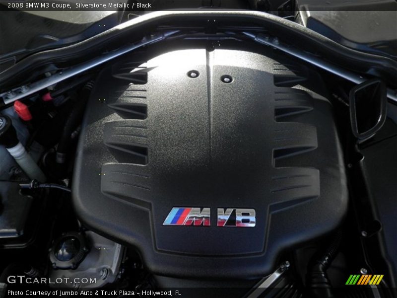 Silverstone Metallic / Black 2008 BMW M3 Coupe