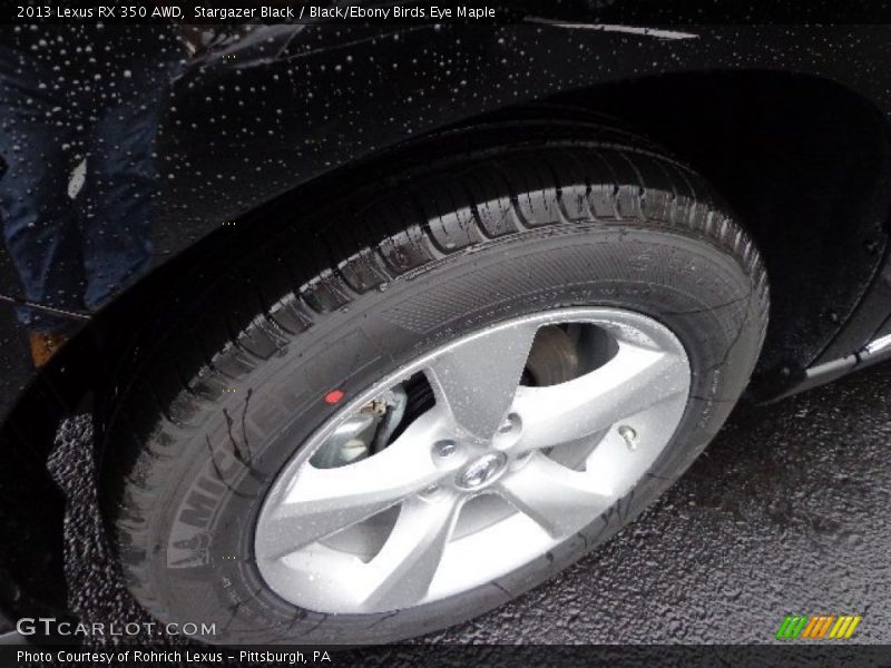 Stargazer Black / Black/Ebony Birds Eye Maple 2013 Lexus RX 350 AWD