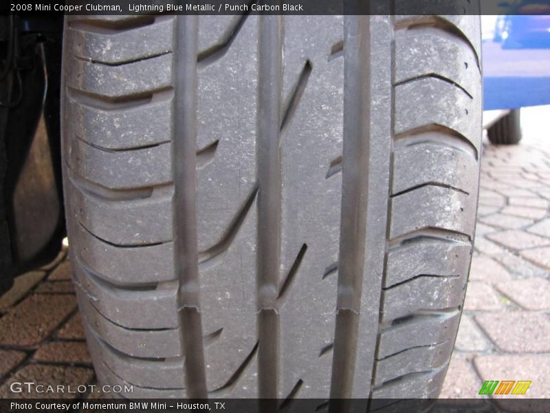 Lightning Blue Metallic / Punch Carbon Black 2008 Mini Cooper Clubman