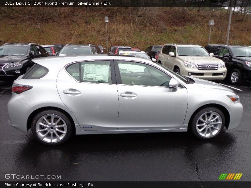  2013 CT 200h Hybrid Premium Silver Lining