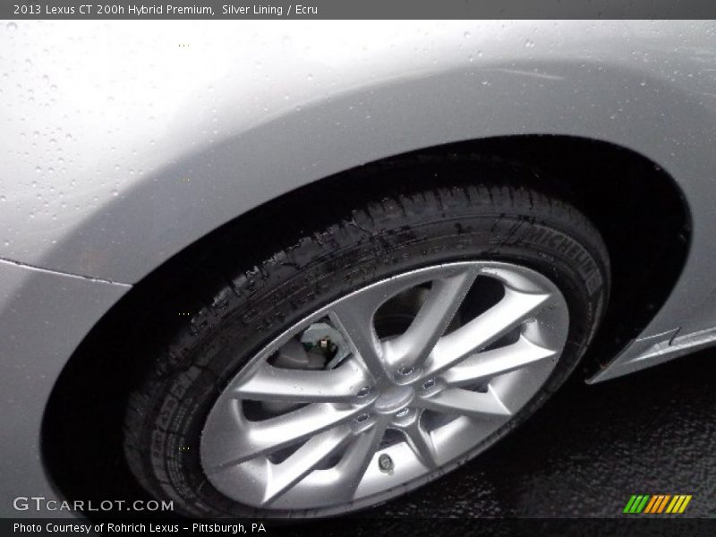 Silver Lining / Ecru 2013 Lexus CT 200h Hybrid Premium