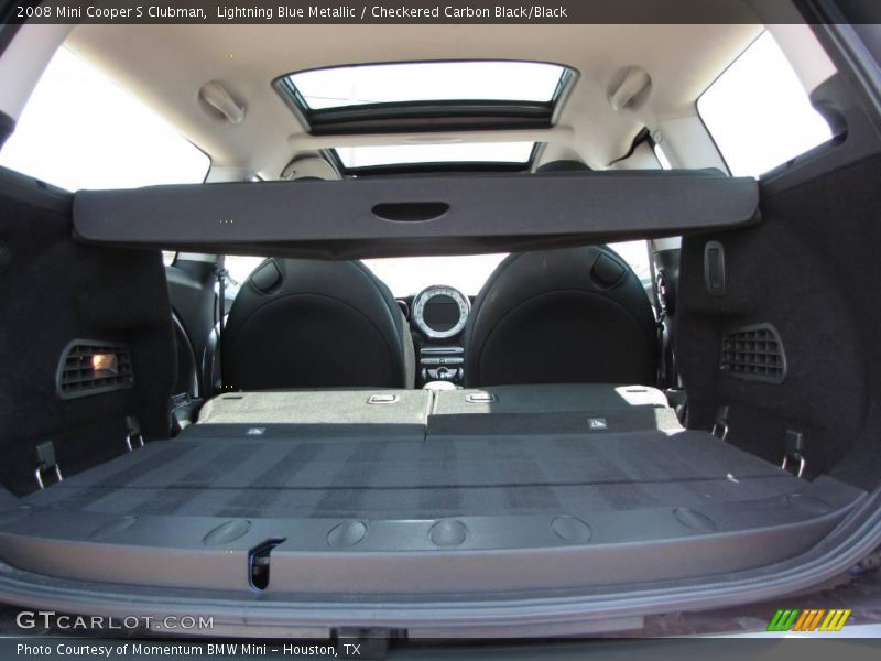 Lightning Blue Metallic / Checkered Carbon Black/Black 2008 Mini Cooper S Clubman