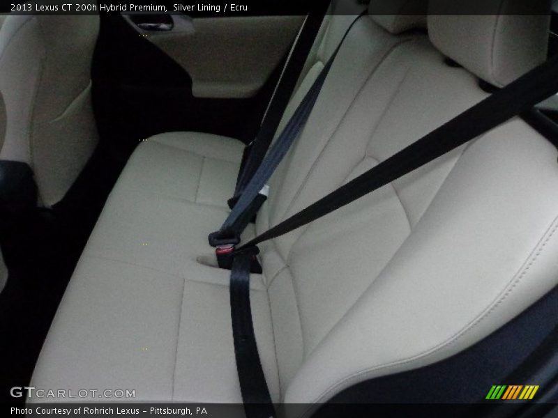 Silver Lining / Ecru 2013 Lexus CT 200h Hybrid Premium
