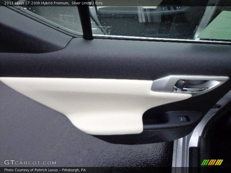 Door Panel of 2013 CT 200h Hybrid Premium