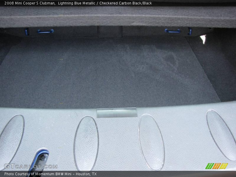 Lightning Blue Metallic / Checkered Carbon Black/Black 2008 Mini Cooper S Clubman