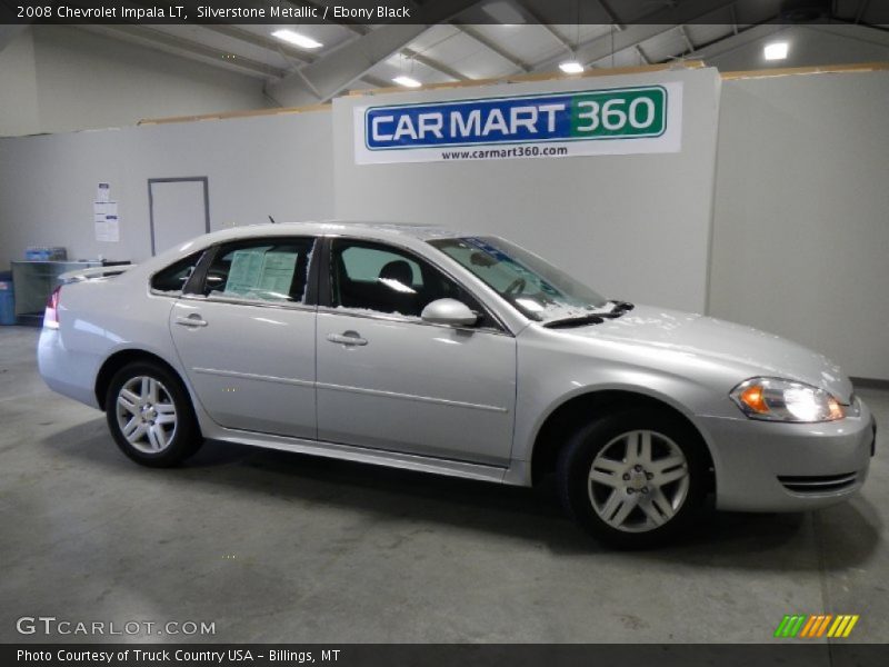 Silverstone Metallic / Ebony Black 2008 Chevrolet Impala LT