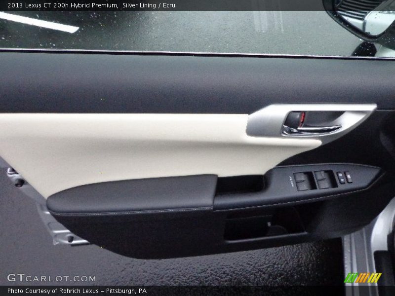 Door Panel of 2013 CT 200h Hybrid Premium