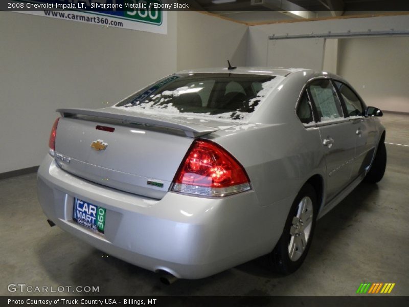 Silverstone Metallic / Ebony Black 2008 Chevrolet Impala LT
