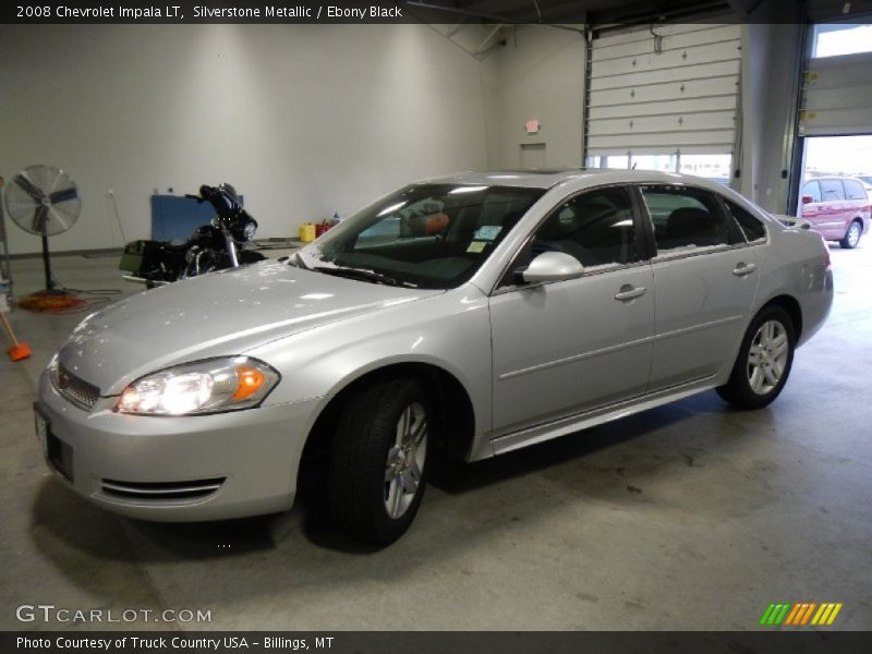 Silverstone Metallic / Ebony Black 2008 Chevrolet Impala LT