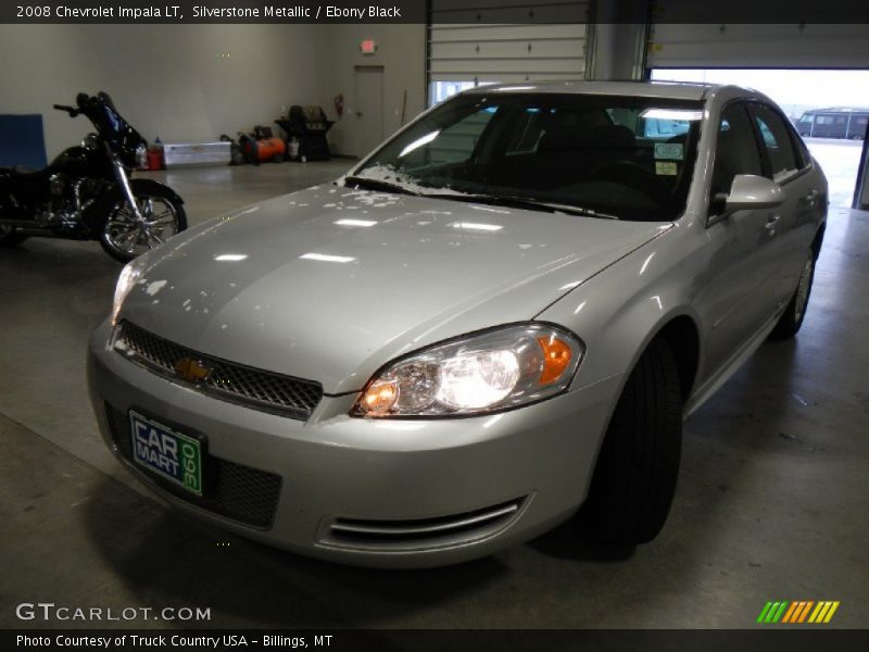 Silverstone Metallic / Ebony Black 2008 Chevrolet Impala LT