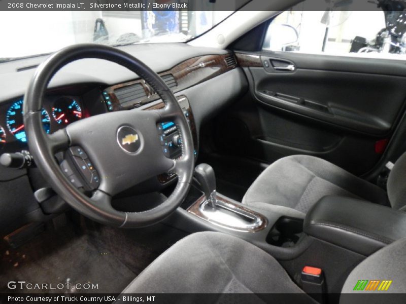 Silverstone Metallic / Ebony Black 2008 Chevrolet Impala LT