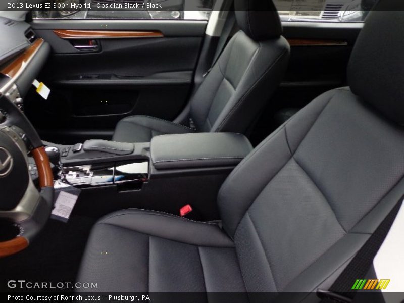 Obsidian Black / Black 2013 Lexus ES 300h Hybrid