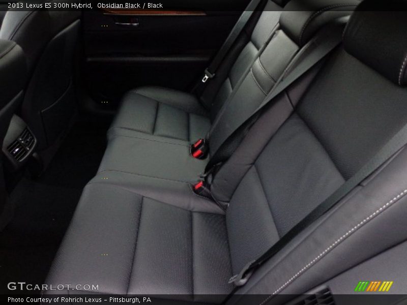 Obsidian Black / Black 2013 Lexus ES 300h Hybrid