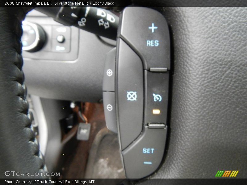 Silverstone Metallic / Ebony Black 2008 Chevrolet Impala LT