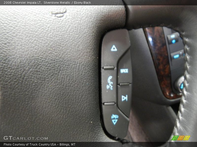 Silverstone Metallic / Ebony Black 2008 Chevrolet Impala LT