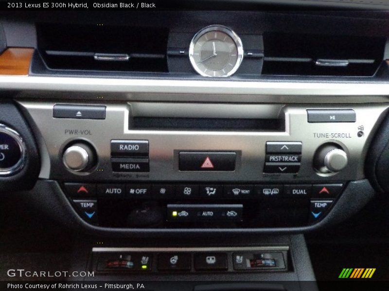 Obsidian Black / Black 2013 Lexus ES 300h Hybrid