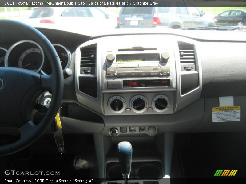 Barcelona Red Metallic / Graphite Gray 2011 Toyota Tacoma PreRunner Double Cab