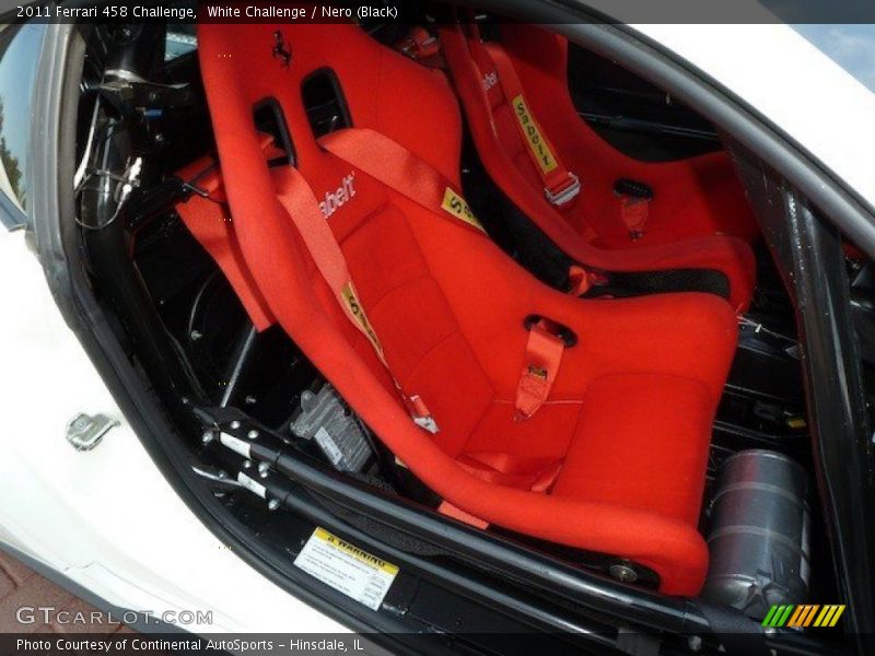  2011 458 Challenge Nero (Black) Interior