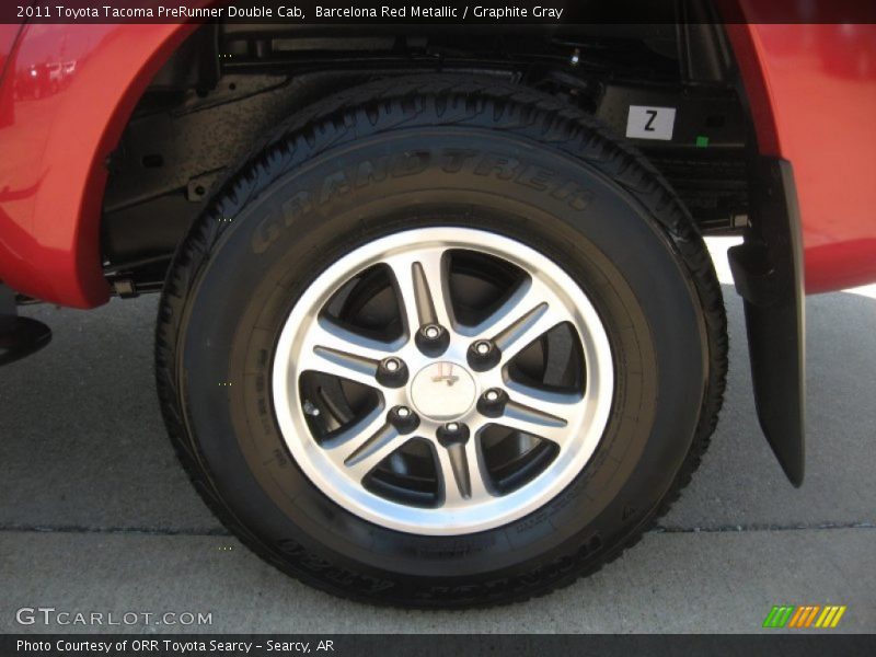 Barcelona Red Metallic / Graphite Gray 2011 Toyota Tacoma PreRunner Double Cab