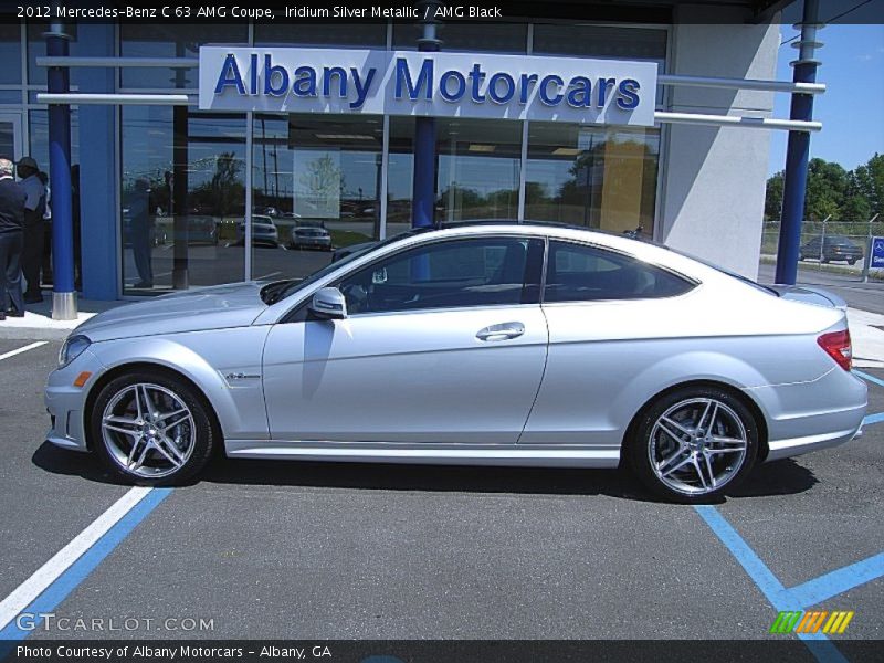 Iridium Silver Metallic / AMG Black 2012 Mercedes-Benz C 63 AMG Coupe