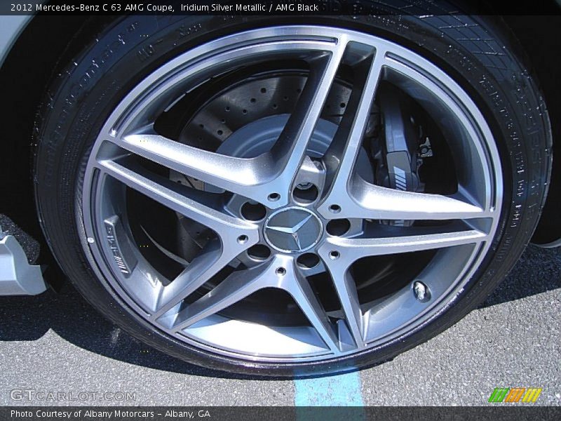 Iridium Silver Metallic / AMG Black 2012 Mercedes-Benz C 63 AMG Coupe