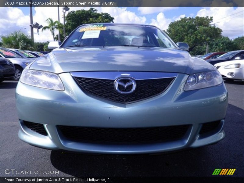 Sepang Green Metallic / Gray 2003 Mazda MAZDA6 i Sedan