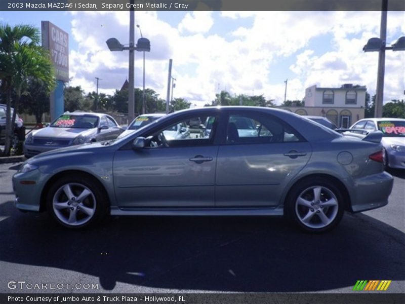 Sepang Green Metallic / Gray 2003 Mazda MAZDA6 i Sedan