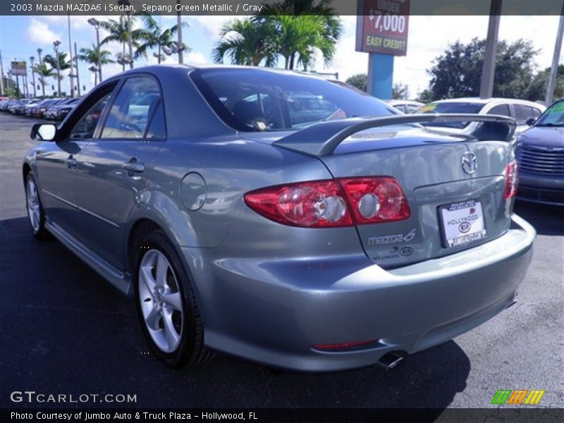 Sepang Green Metallic / Gray 2003 Mazda MAZDA6 i Sedan