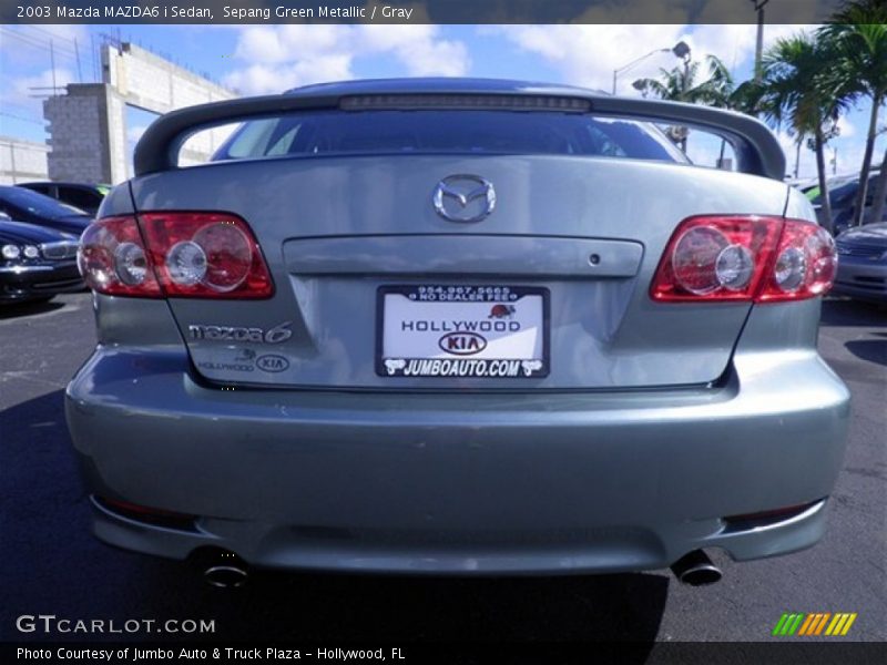 Sepang Green Metallic / Gray 2003 Mazda MAZDA6 i Sedan