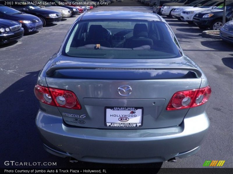 Sepang Green Metallic / Gray 2003 Mazda MAZDA6 i Sedan