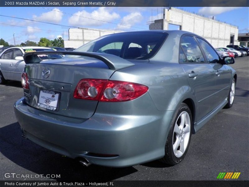 Sepang Green Metallic / Gray 2003 Mazda MAZDA6 i Sedan