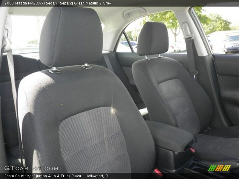 Sepang Green Metallic / Gray 2003 Mazda MAZDA6 i Sedan