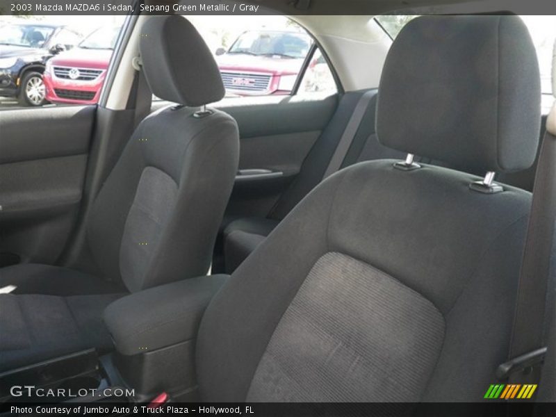 Sepang Green Metallic / Gray 2003 Mazda MAZDA6 i Sedan