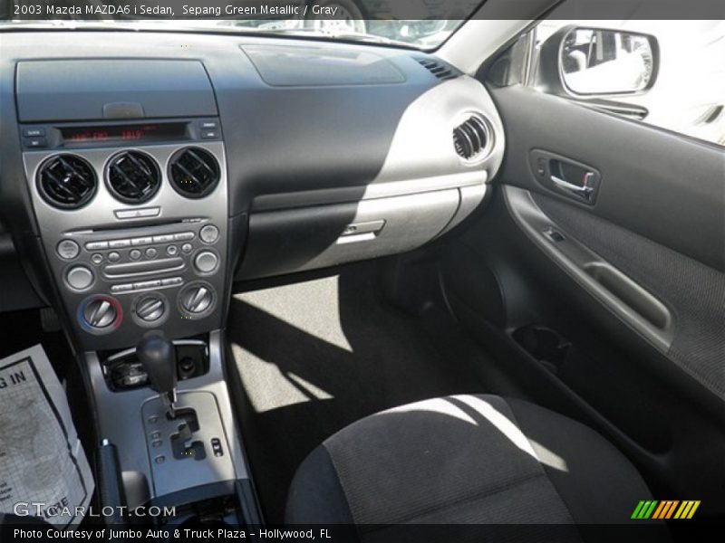 Sepang Green Metallic / Gray 2003 Mazda MAZDA6 i Sedan