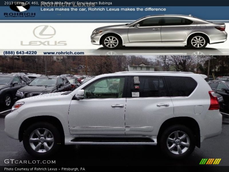 Starfire White Pearl / Ecru/Auburn Bubinga 2013 Lexus GX 460